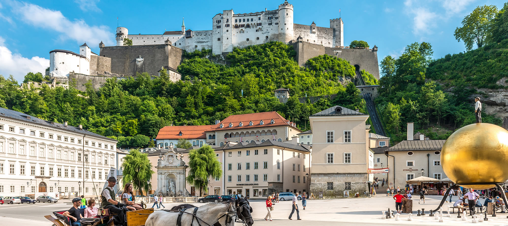 Panoramaansicht Salzburger Altstadt, Übersicht der Aktivitäten und Ausflugsziele in Flachau & Umgebung © Tourismus Salzburg